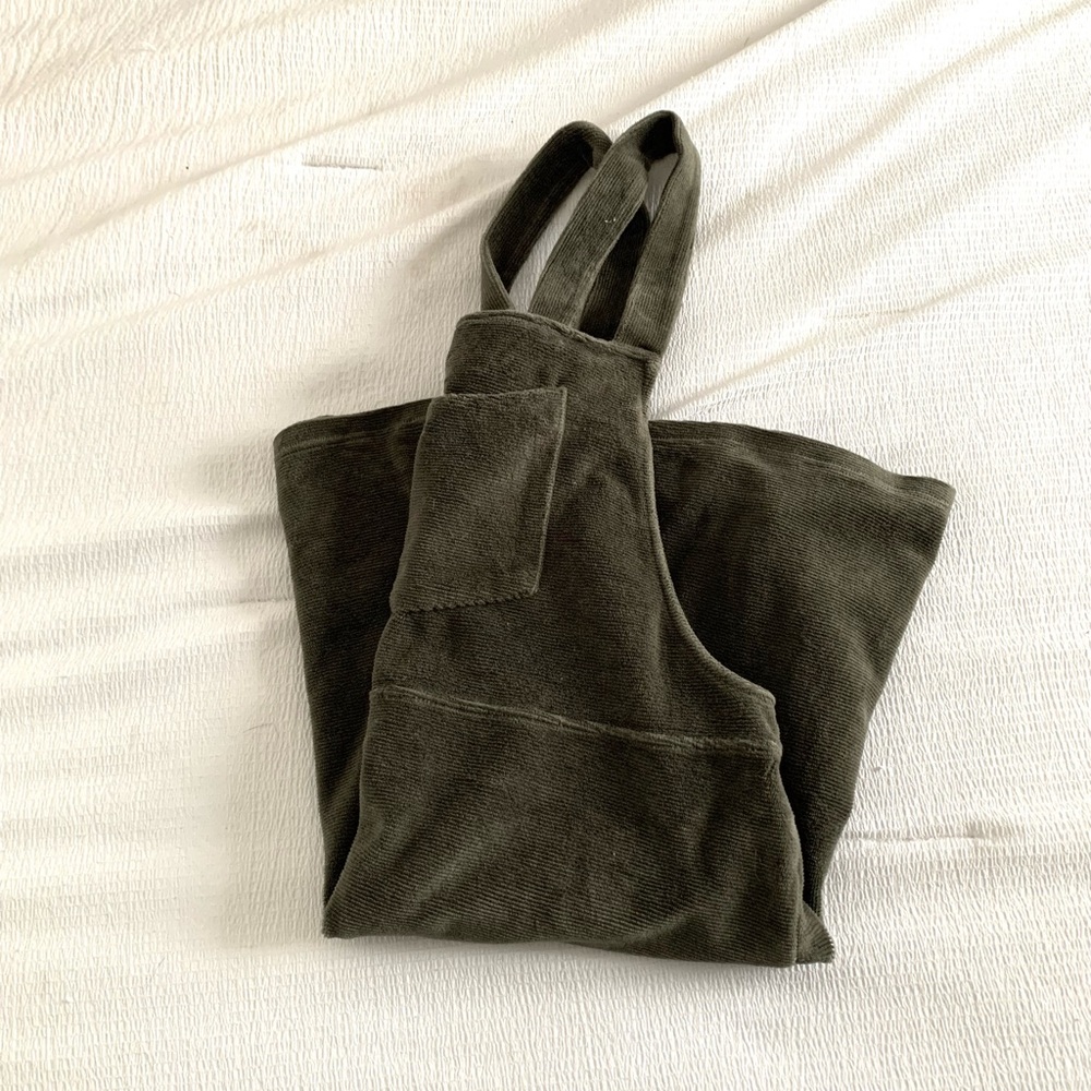 Hollister Dark Green Corduroy Dress